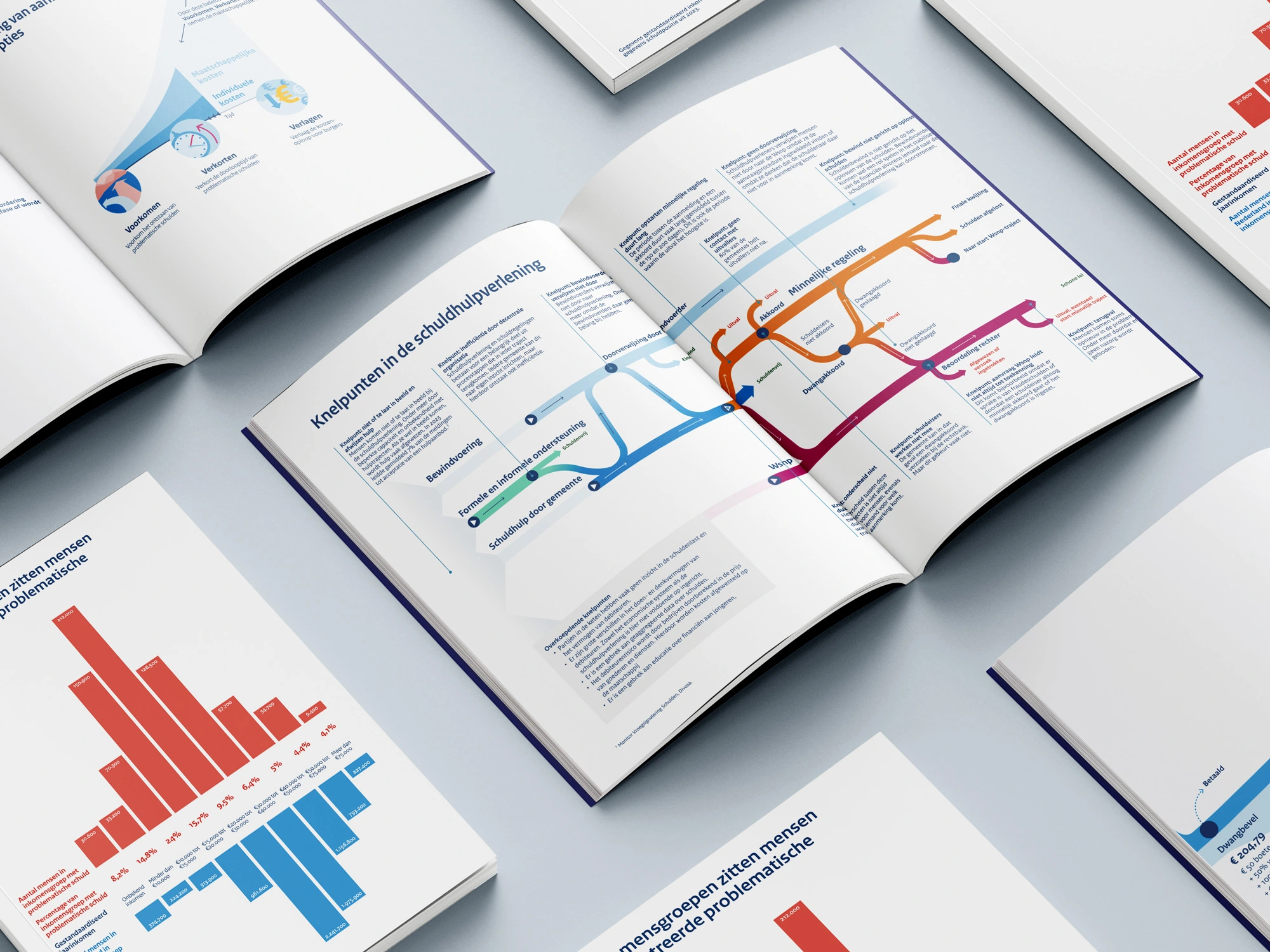 Het rapport bevat een groot aantal infographics die de complexe materie uitleggen.