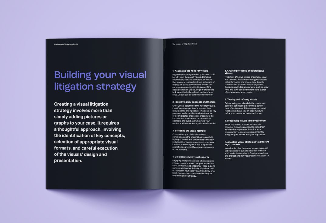 Building an effective visual litigation strategy: a step-by-step guide